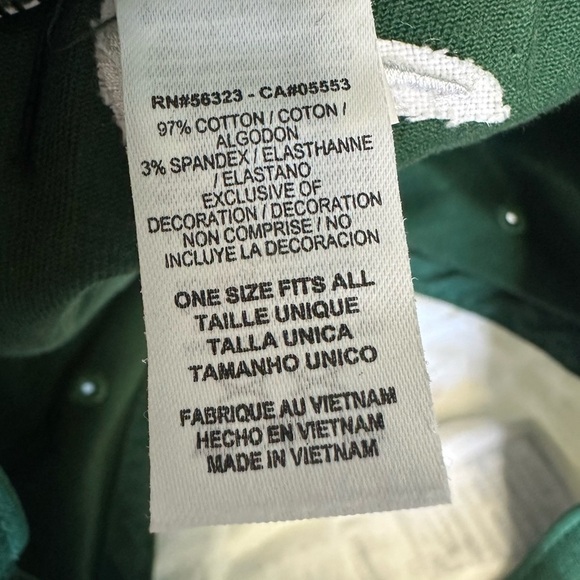 Nike 1Size Heritage86 Portland State University PSU Dad Hat Cap Green White OSFA - Picture 5 of 7